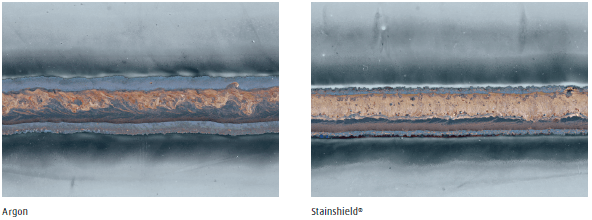 Improvement in process stability, seam appearance, and wetting