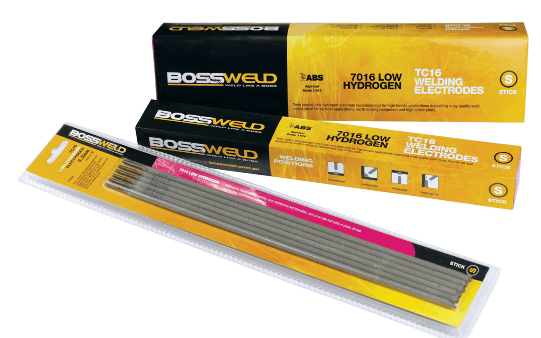 Introducing the Bossweld TC16 Low Hydrogen Twin Coated Electrodes