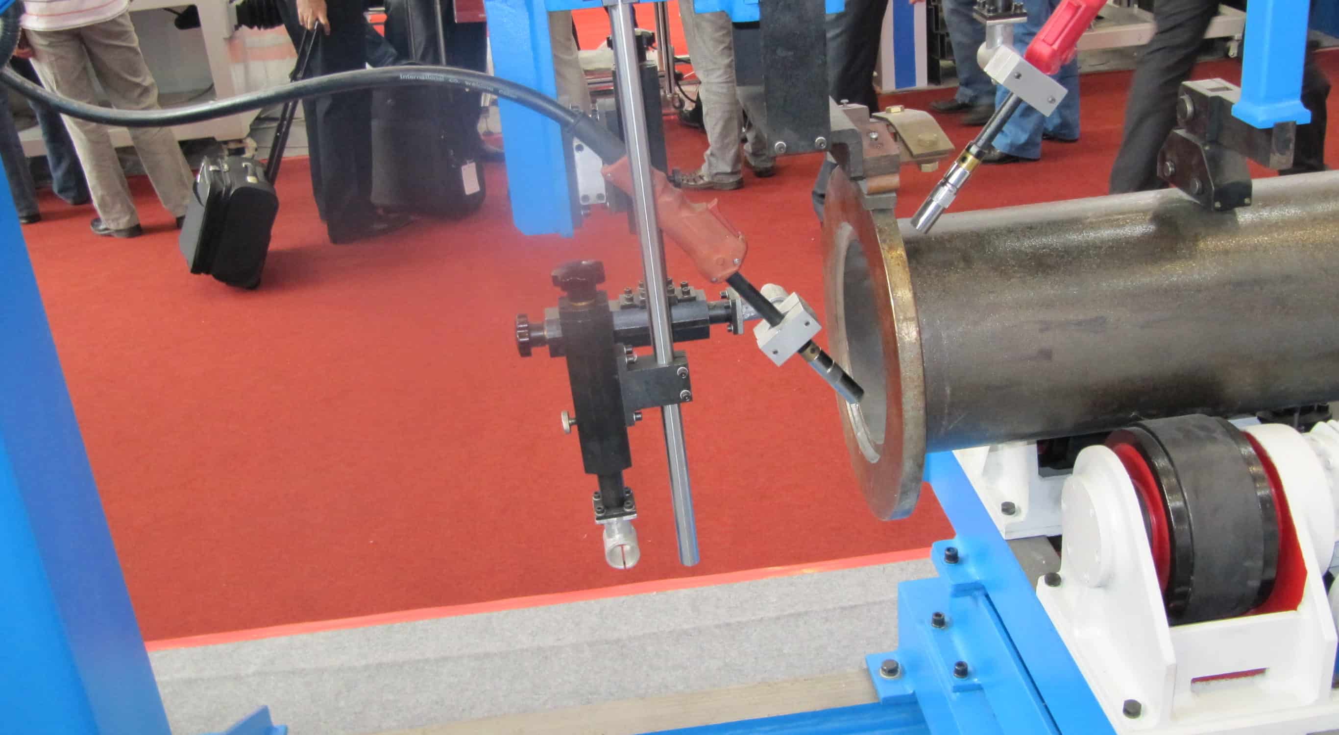mechanised flange welder